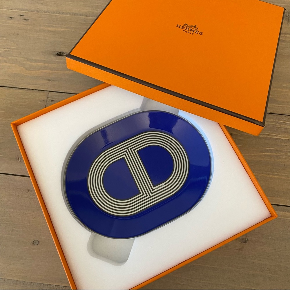 NEW! Hermès Rallye 24 Mini Oval Plate